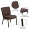 Emma and Oliver 4 Pack 21''W Church Chair with Book Rack